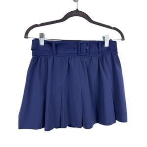 OFFLINE by Aerie Navy Skort with Belt Stretch Athletic Real Good S